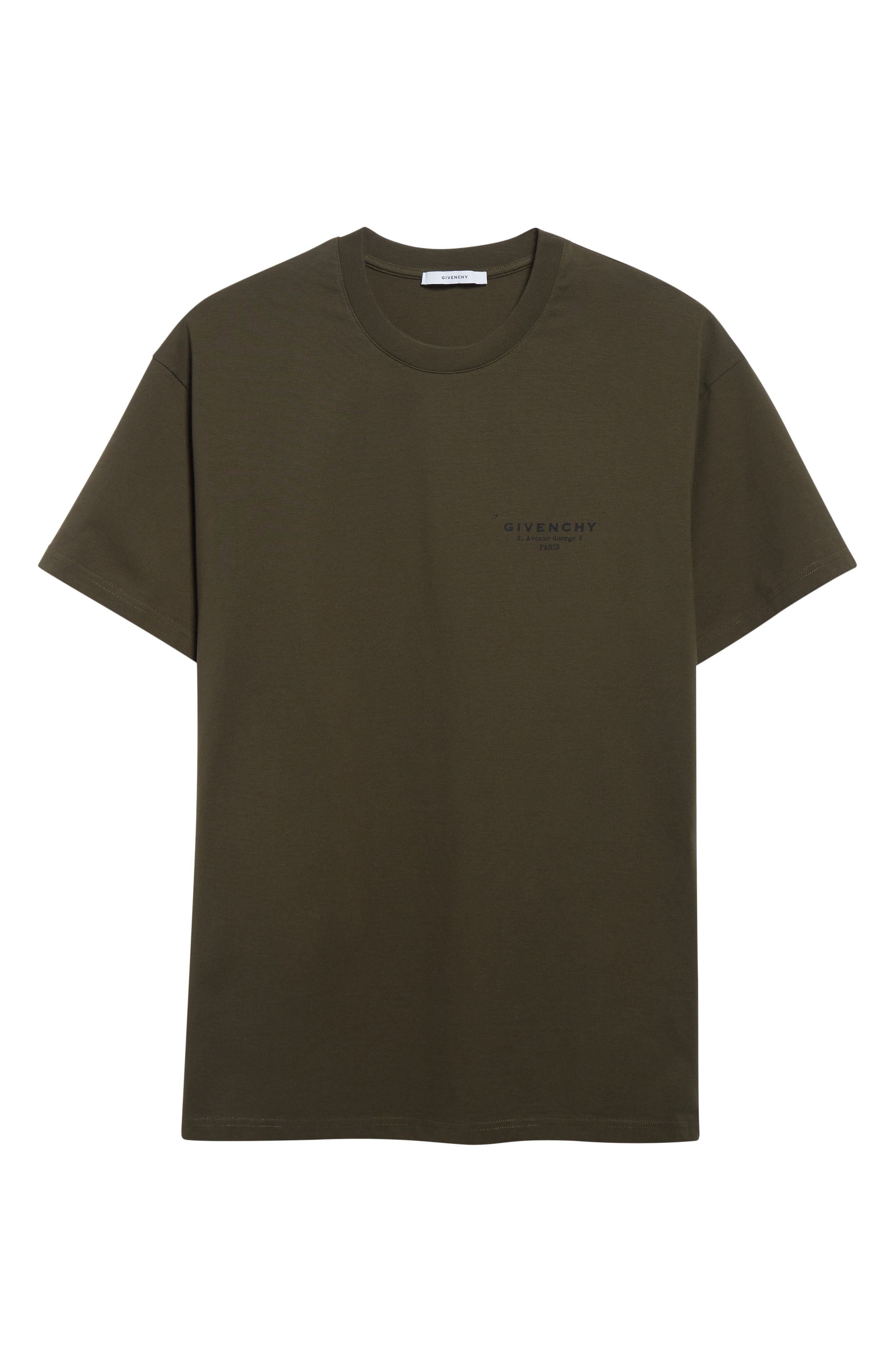 Givenchy Regular Fit Logo T-Shirt in Khaki at Nordstrom - 5