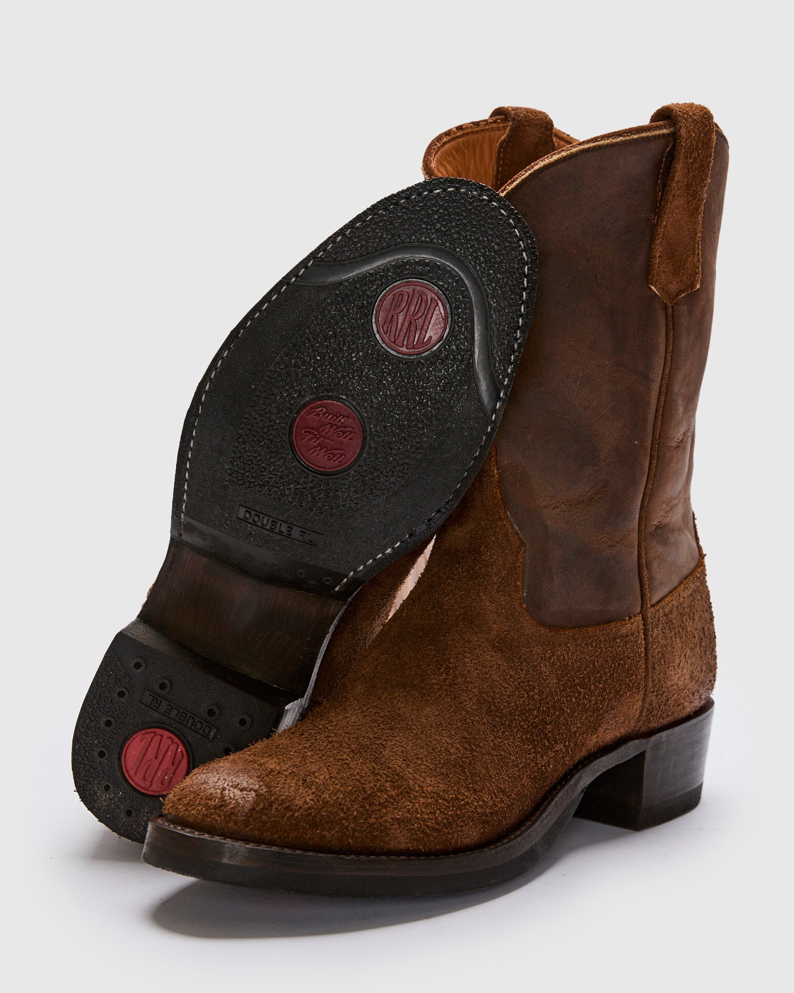Walker Boot in Brown Roughout - 2
