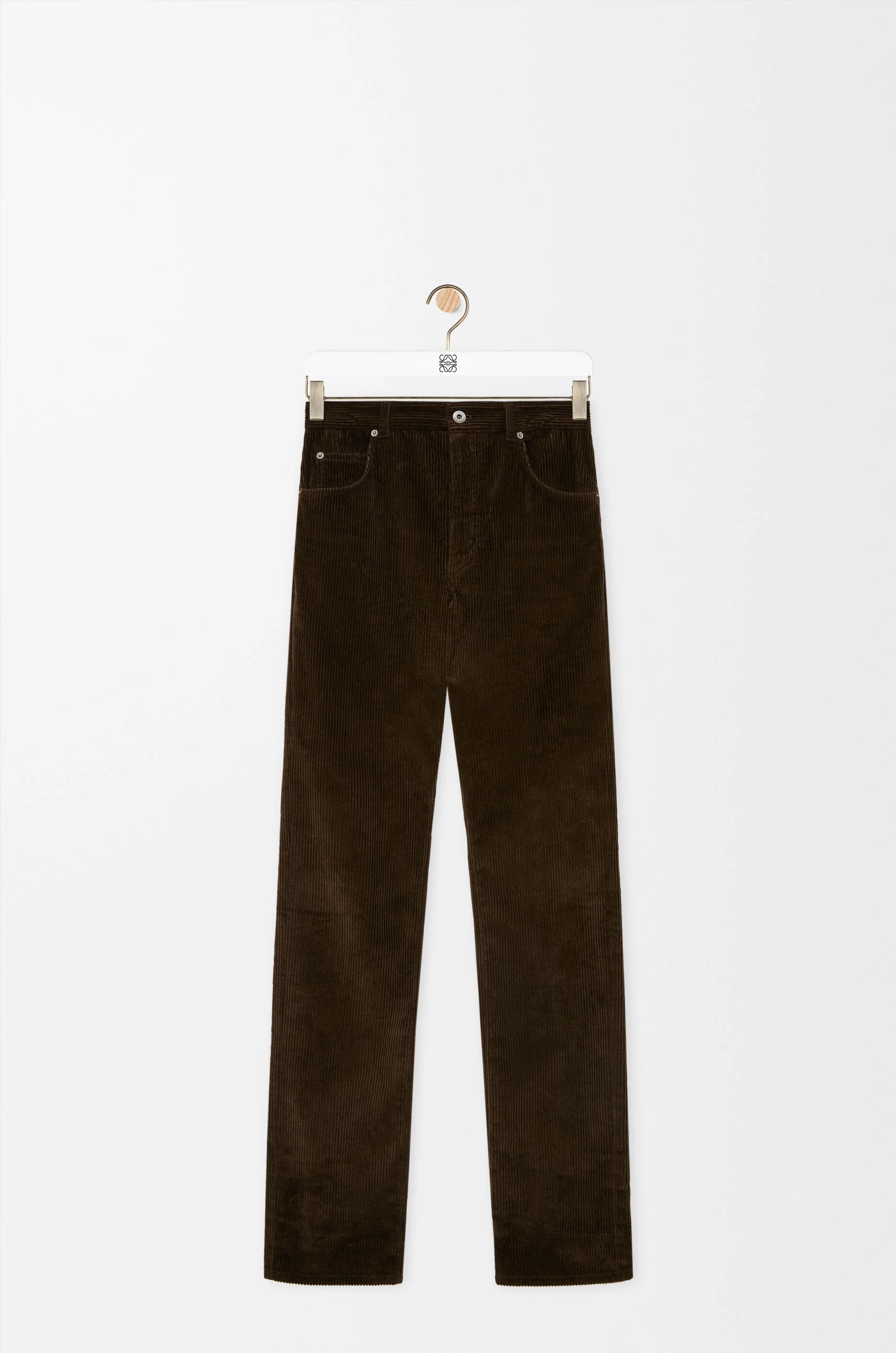 Trousers in cotton corduroy - 1