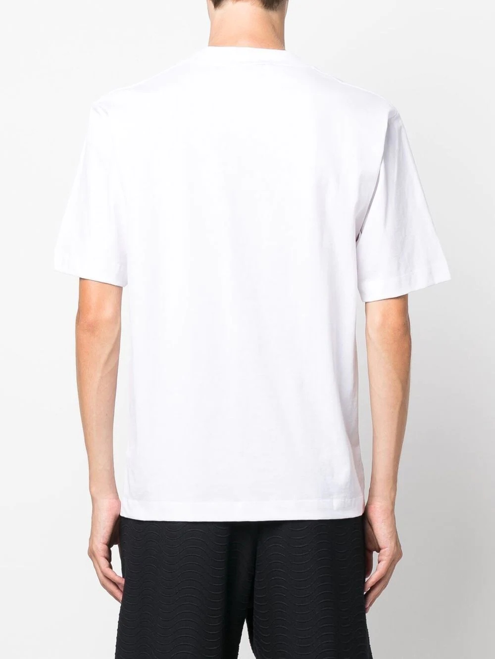 logo-embroidered oversize T-shirt - 4