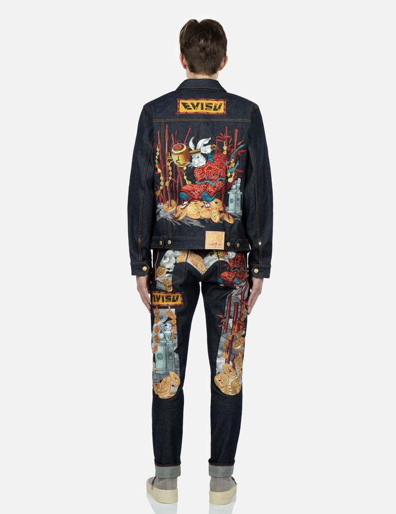2023 LIMITED EDITION “YEAR OF THE RABBIT” CARROT-FIT DENIM JEANS #2017 5