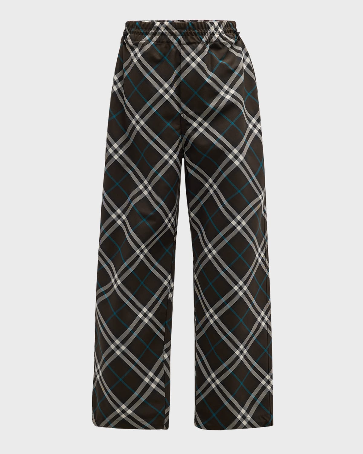 Men's IP Check Elastic-Waist Pants - 1