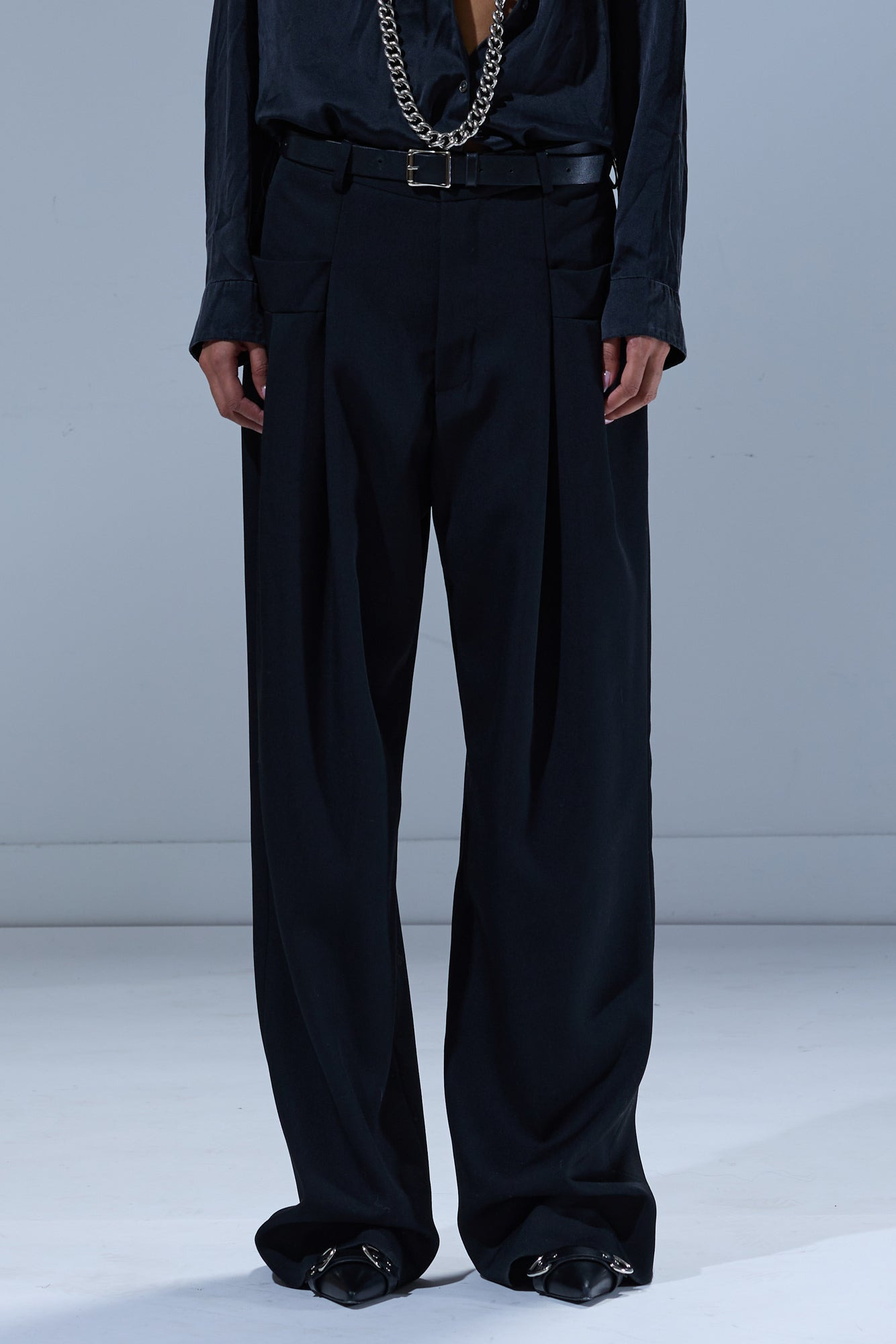 PLEATED POCKET TROUSER - 3