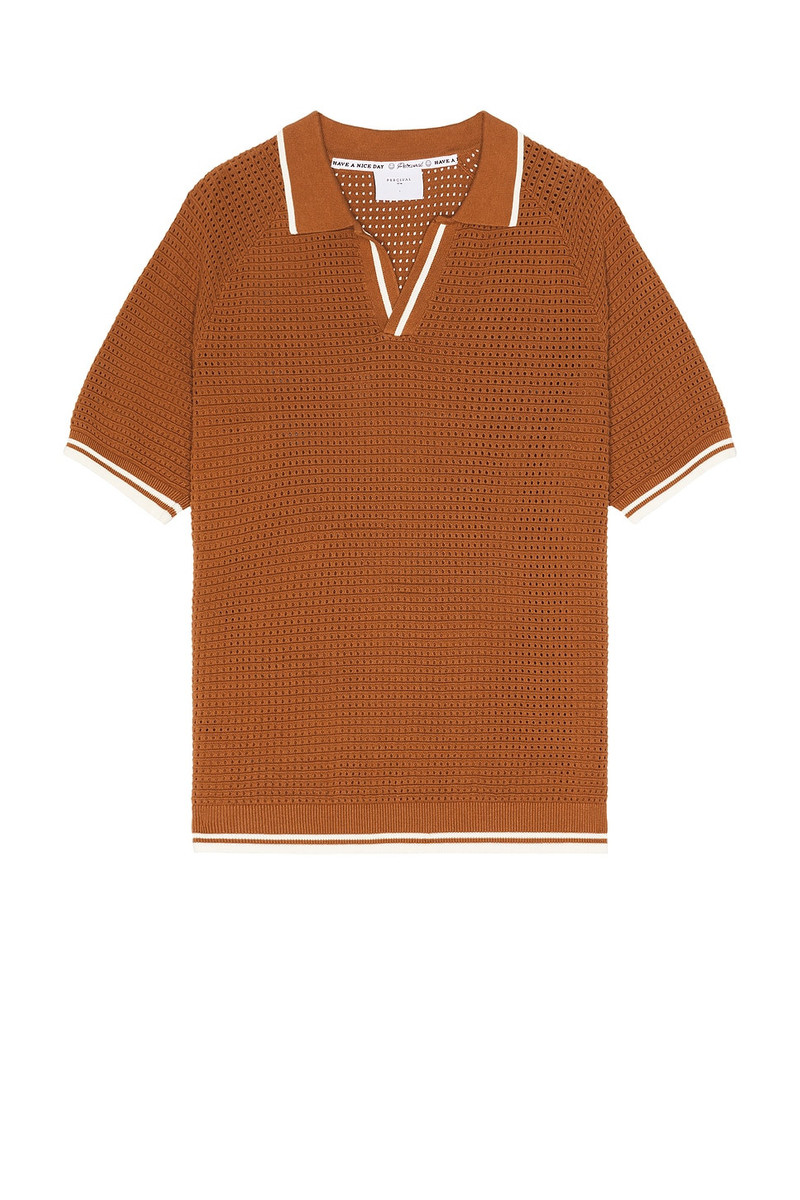 PERCIVAL Casa Martini Knitted Tennis Polo outlook