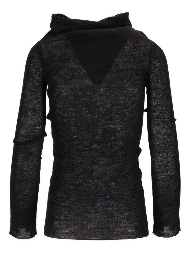 Ann Demeulemeester Tizziana drop-shoulder long-sleeve top outlook