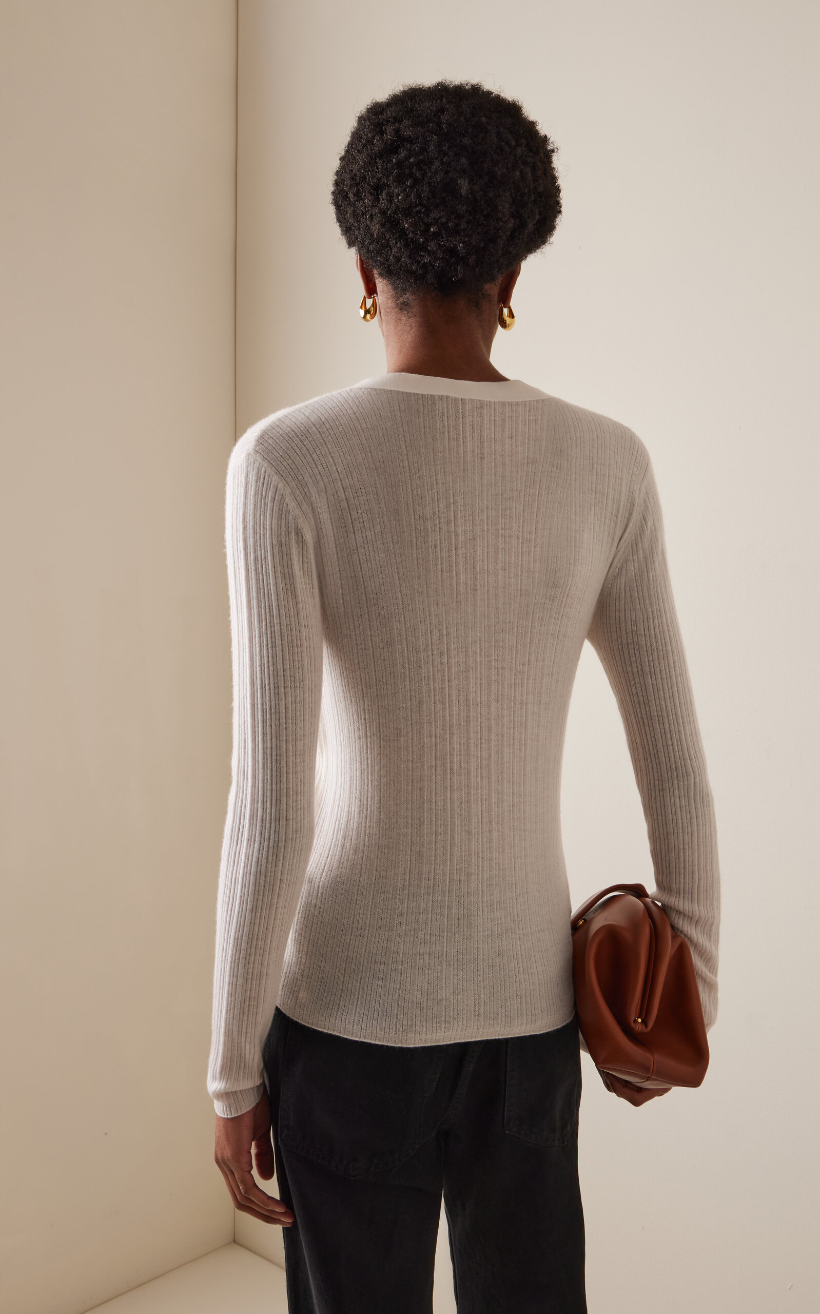 Vanna Cashmere Cardigan ivory - 4