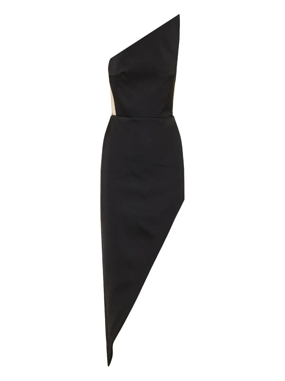 asymmetric one-shoulder dress - 1