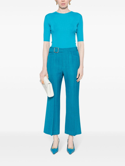 Lanvin panelled knitted top outlook