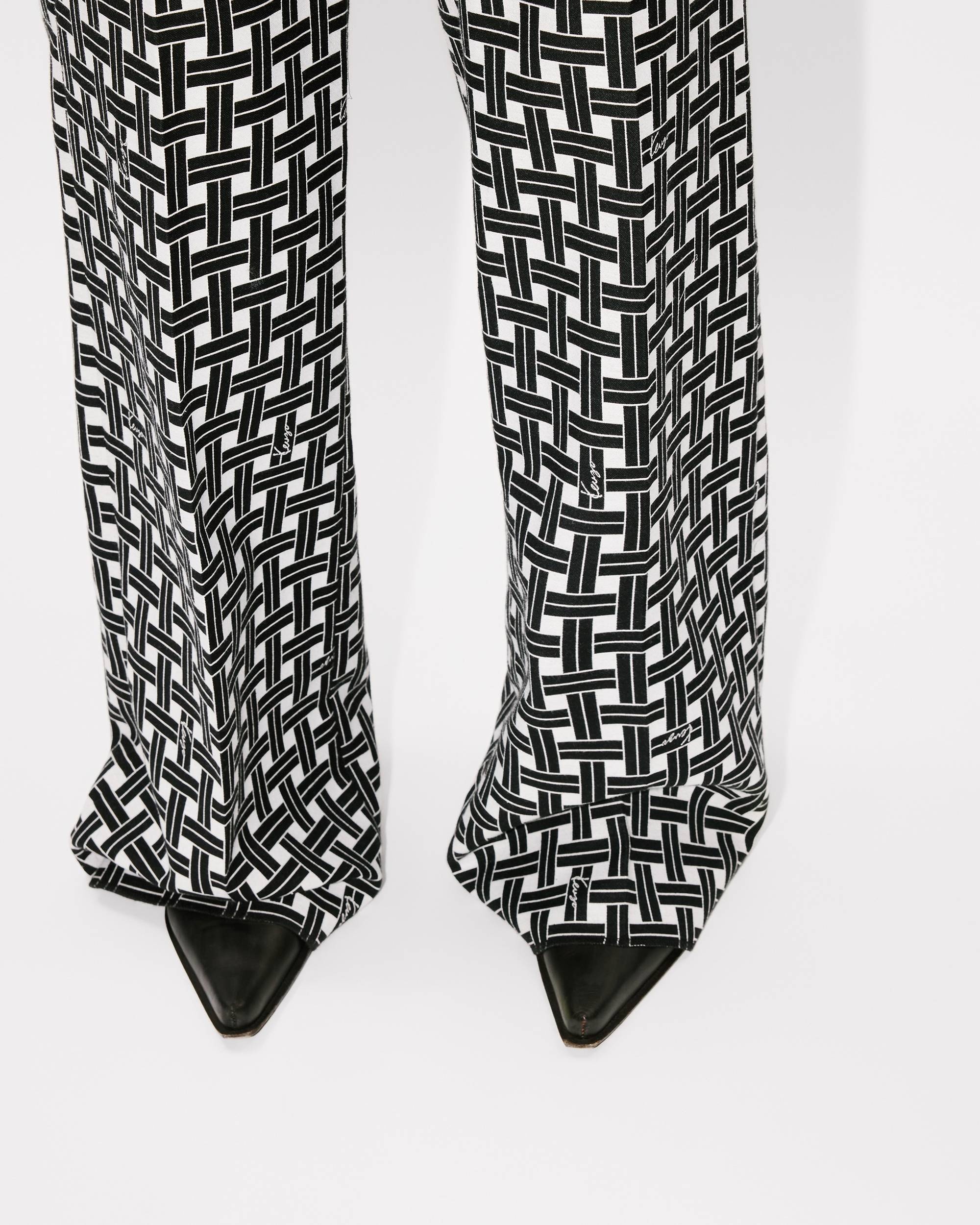 'KENZO Weave' wide pants - 7