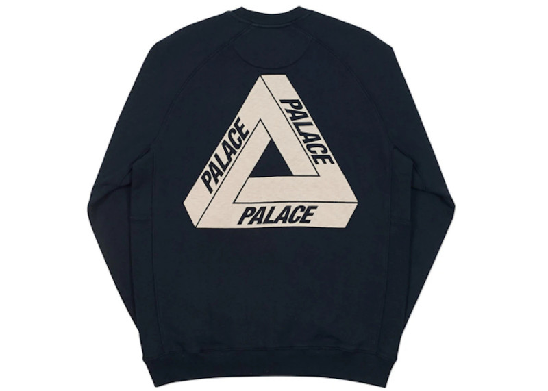 PALACE Palace Slub Crew Black outlook