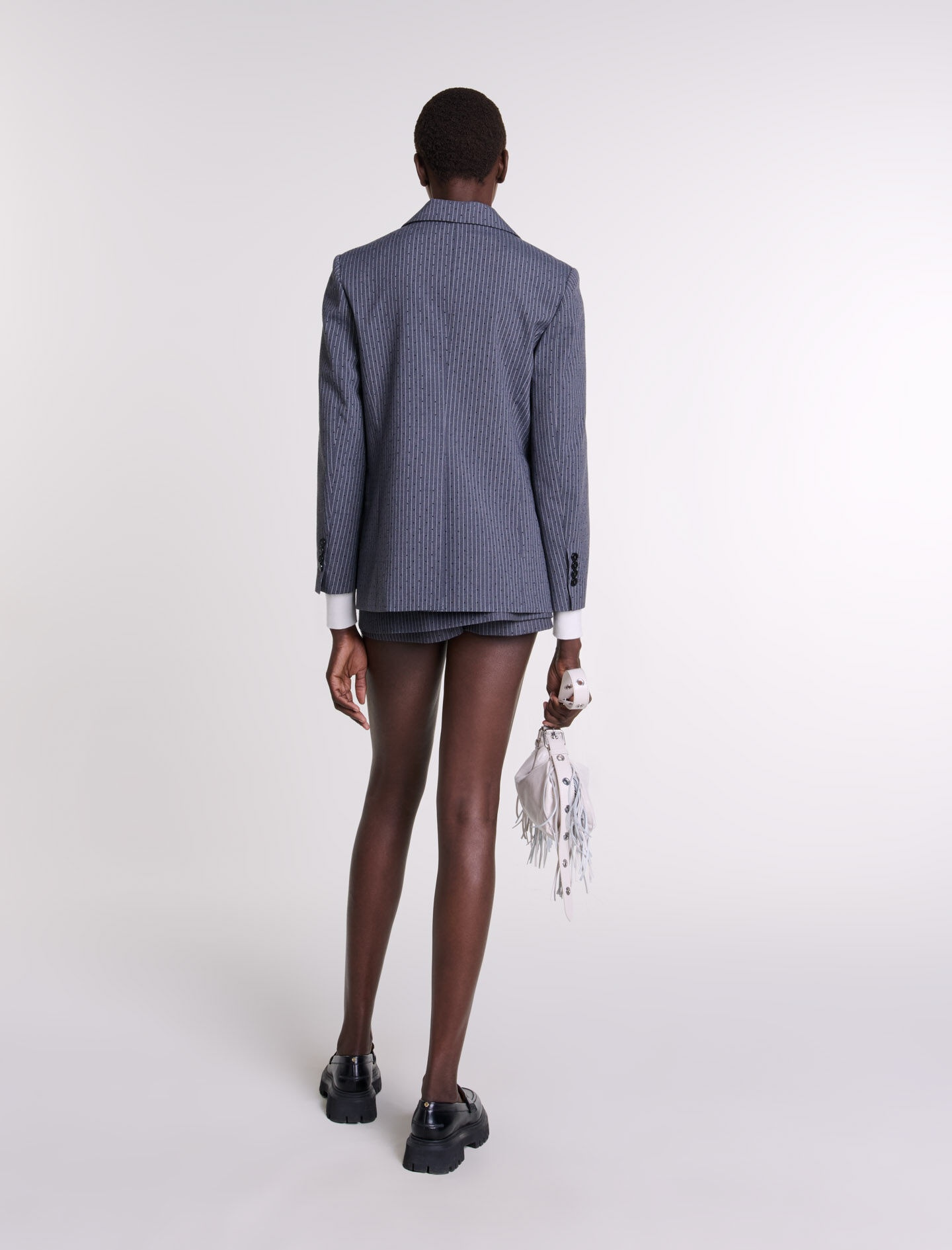 Rhinestone suit jacket - 4