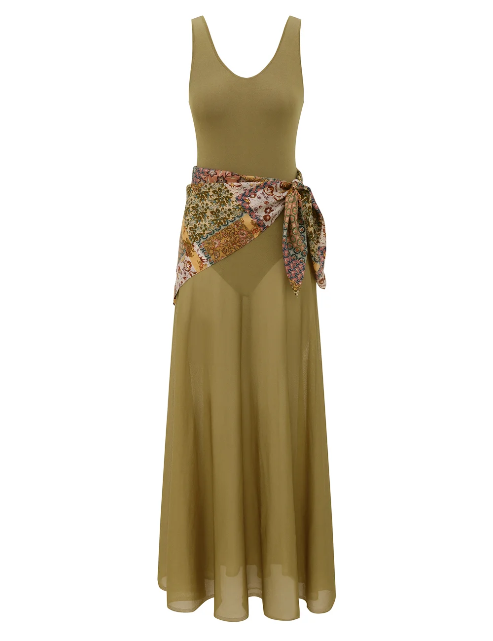 FAIRLIGHT SCARF MAXI DRESS - 1