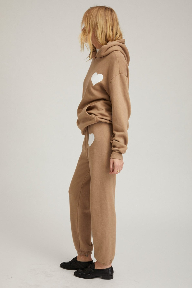 SPRWMN LATTE HEART HOODIE outlook