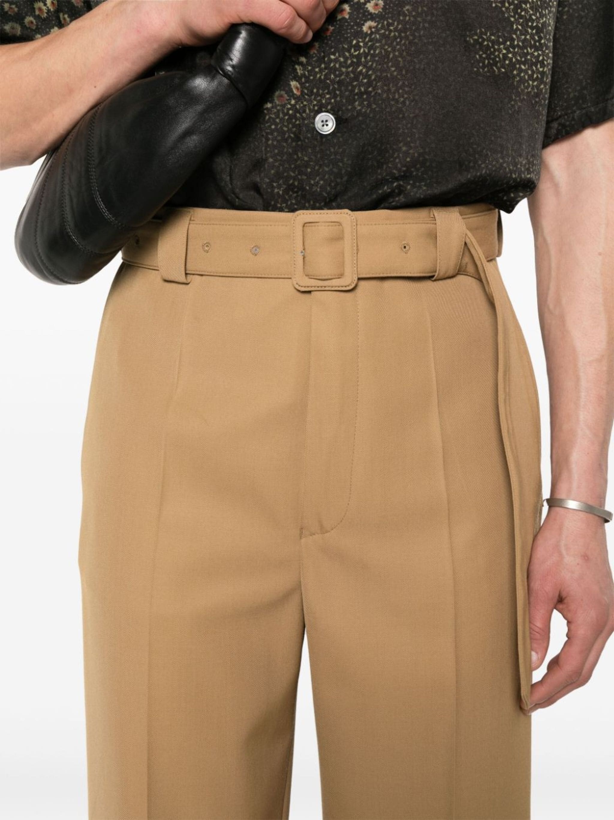twill tailored trousers - 5