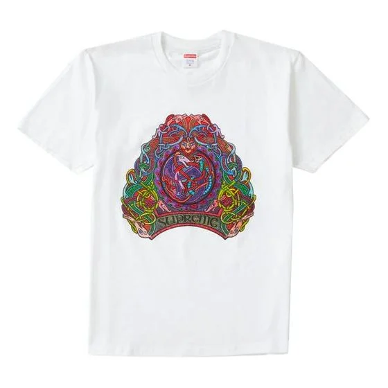 Supreme SS19 Knot Tee White Totem Printing Short Sleeve Unisex SUP-SS19-250 - 1