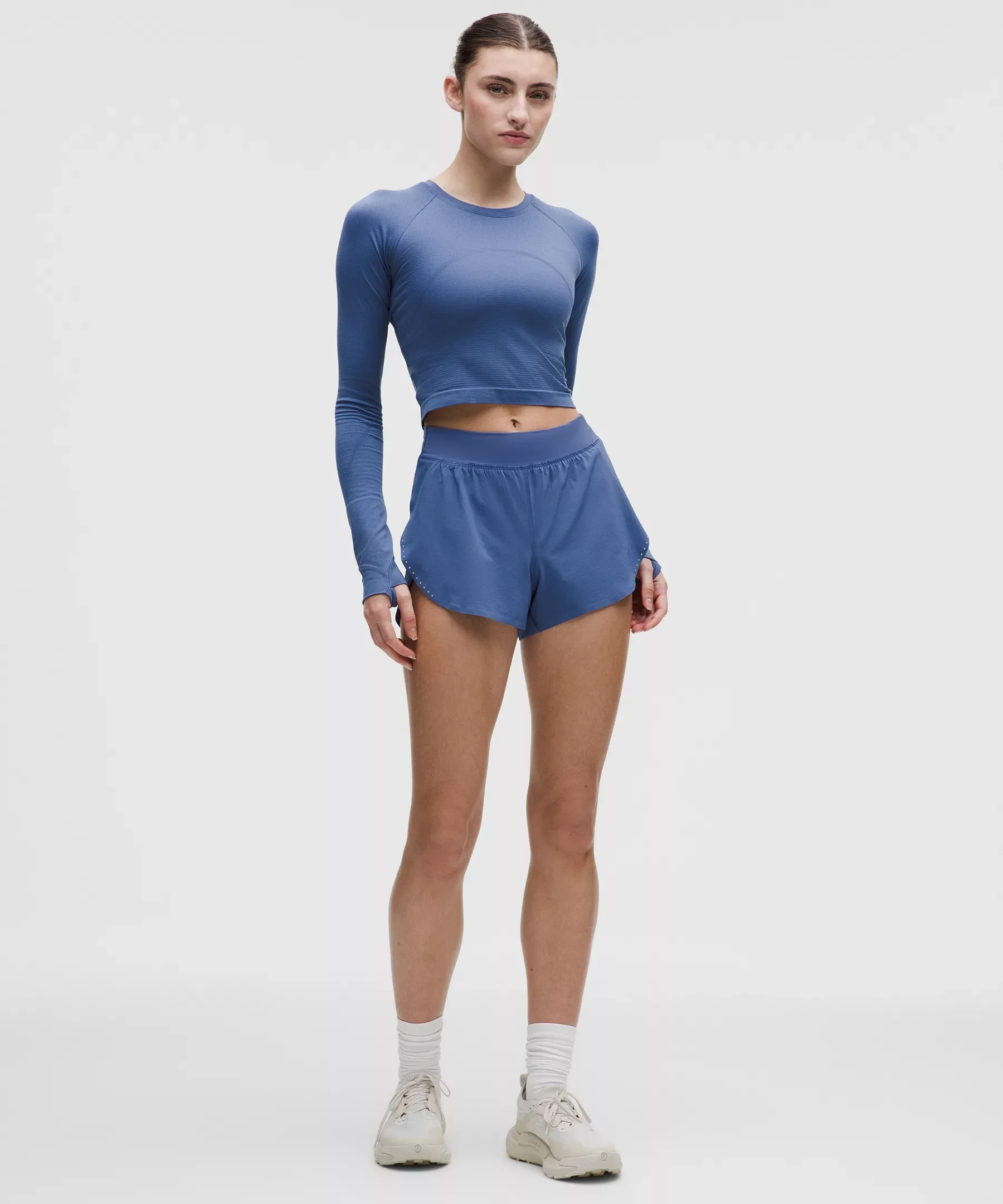 Fast and Free High-Rise Classic-Fit Split Short 3" - 1