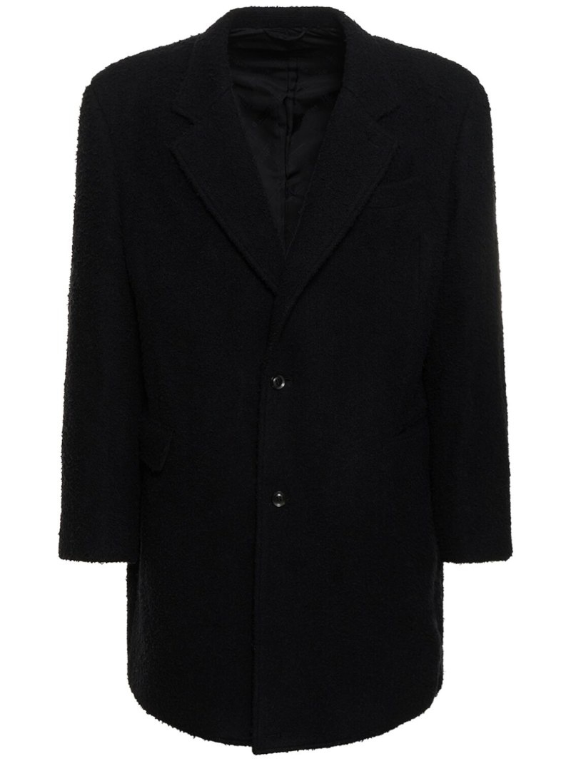 Stuffed tailored wool jacket - 1