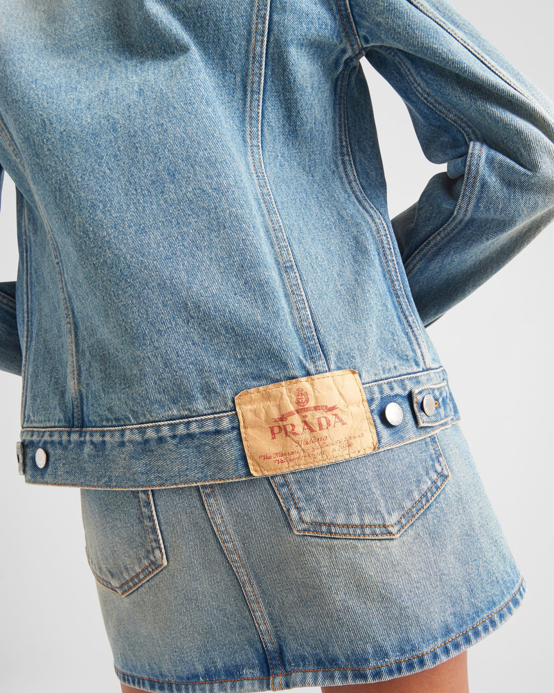 Denim blouson jacket 4