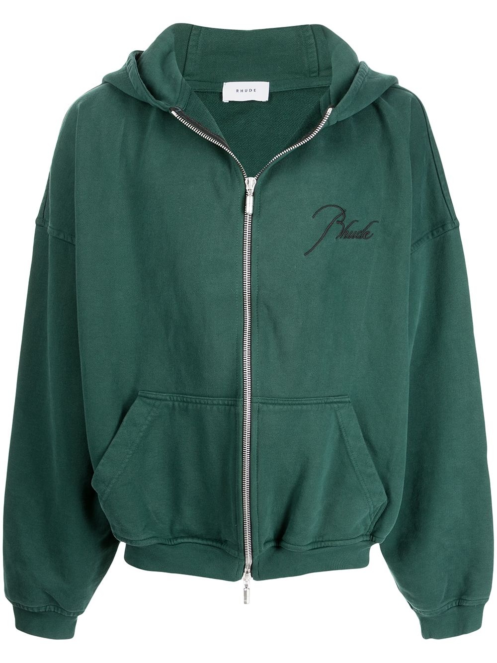 oversized zipped hoodie - 1