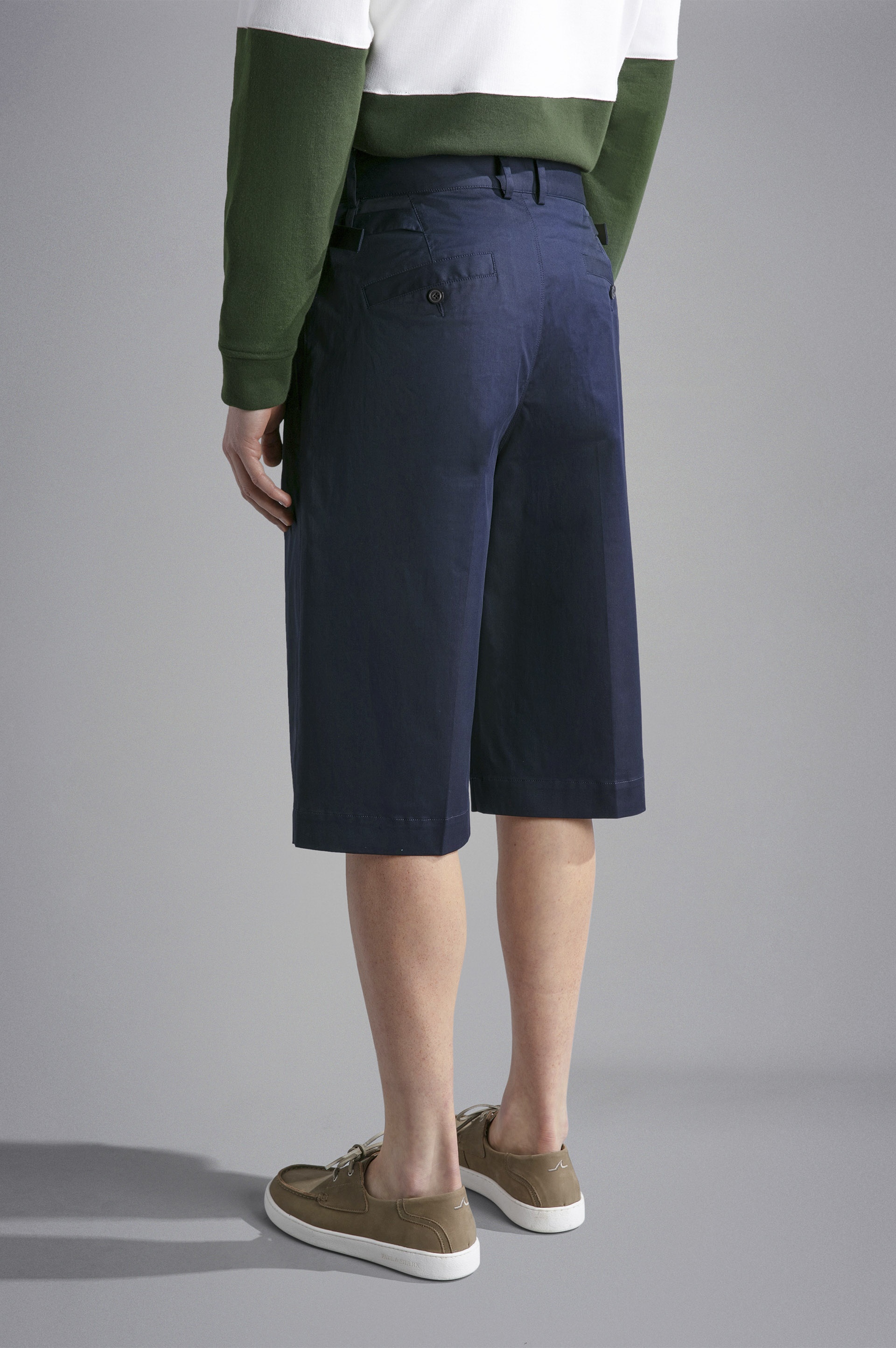 COTTON STRETCH BERMUDA SHORTS - 3