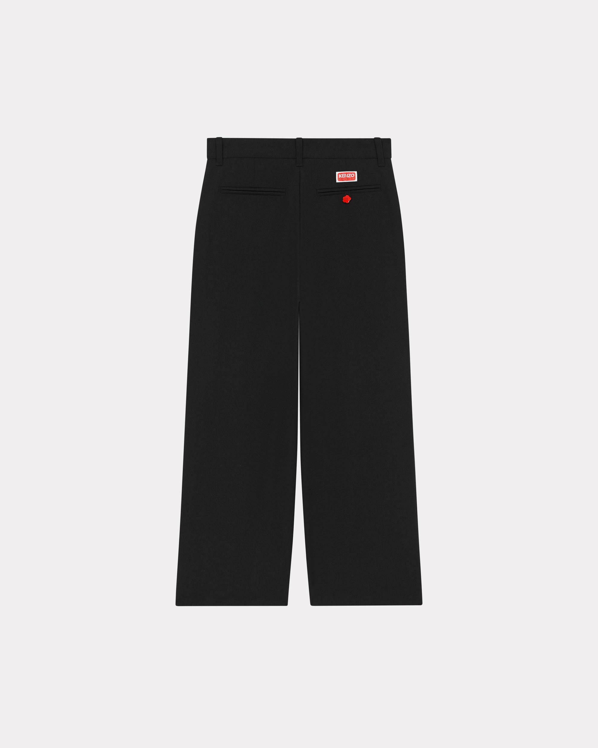 Pleated pure wool trousers - 2