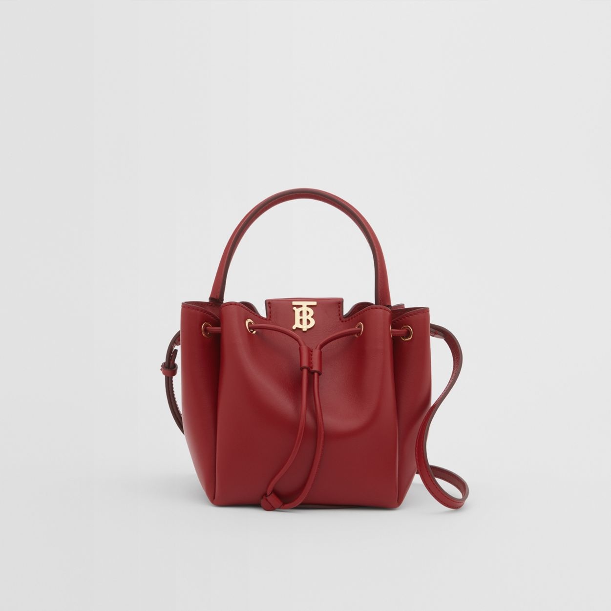 Monogram Motif Leather Bucket Bag - 1