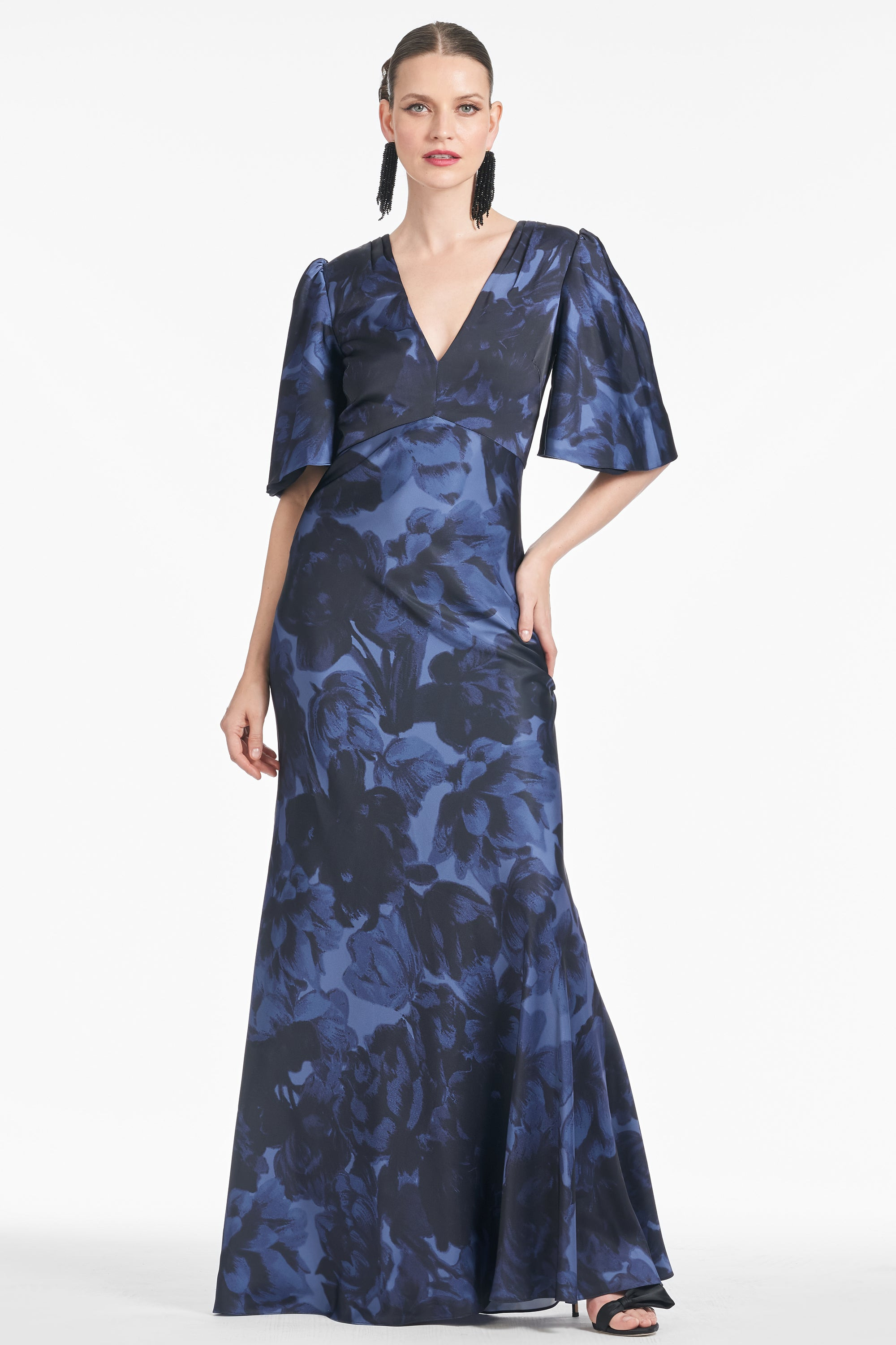 Mae Gown - Deep Ocean Bouquet - 2