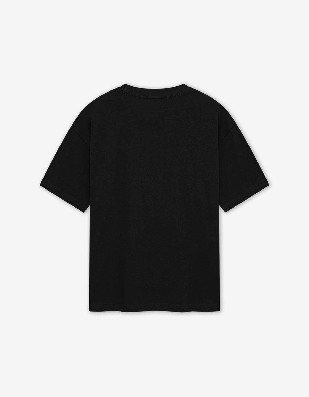 Amiri Black Staggered Logo T-Shirt - 3