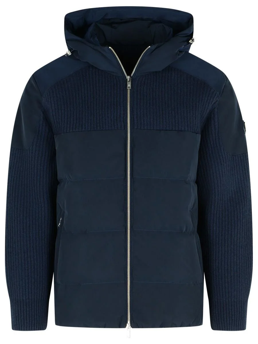 Moose Knuckles Navy Wool Jacket - 1