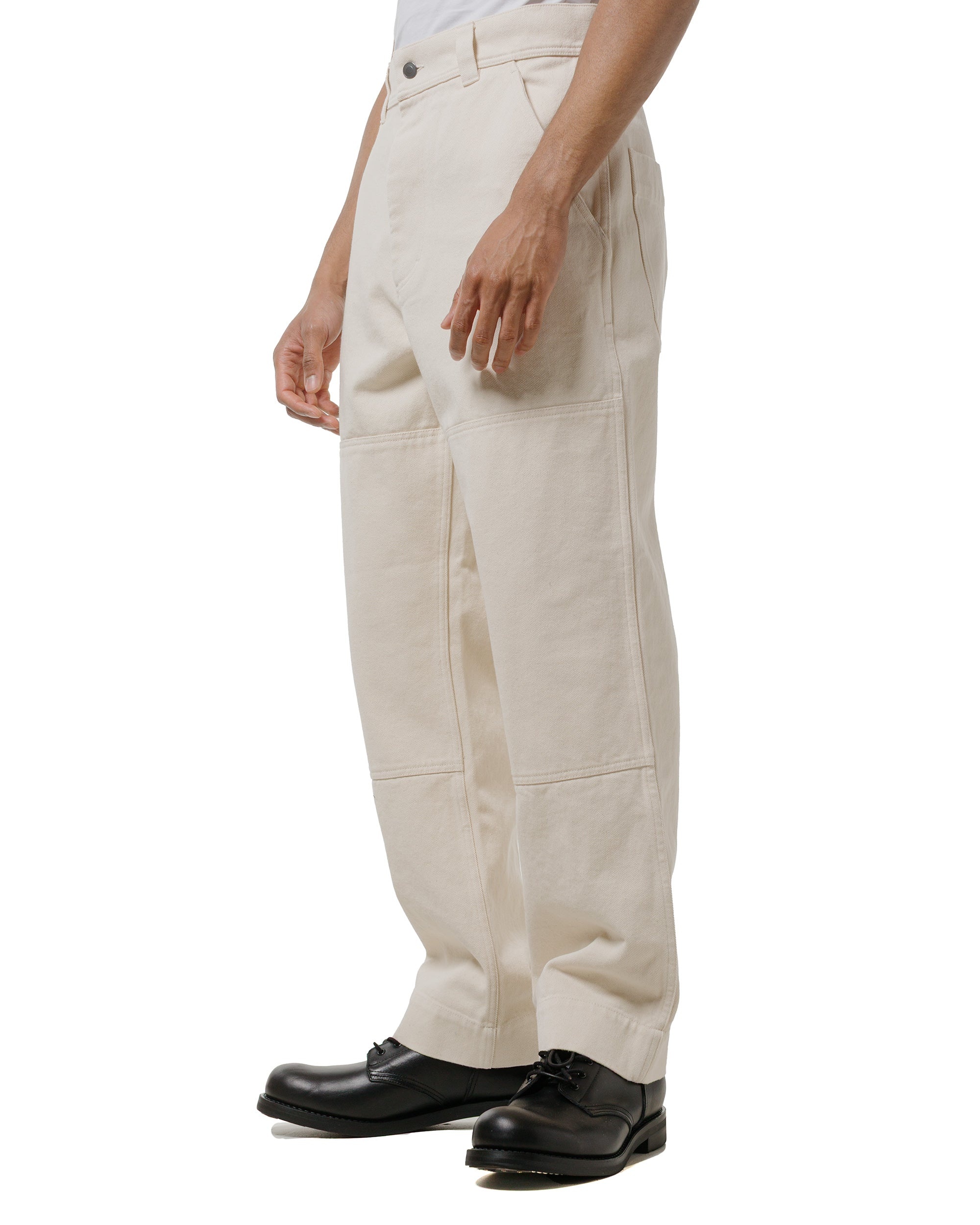 MHL Tool Pocket Trousers Natural Cotton Denim Natural - 2