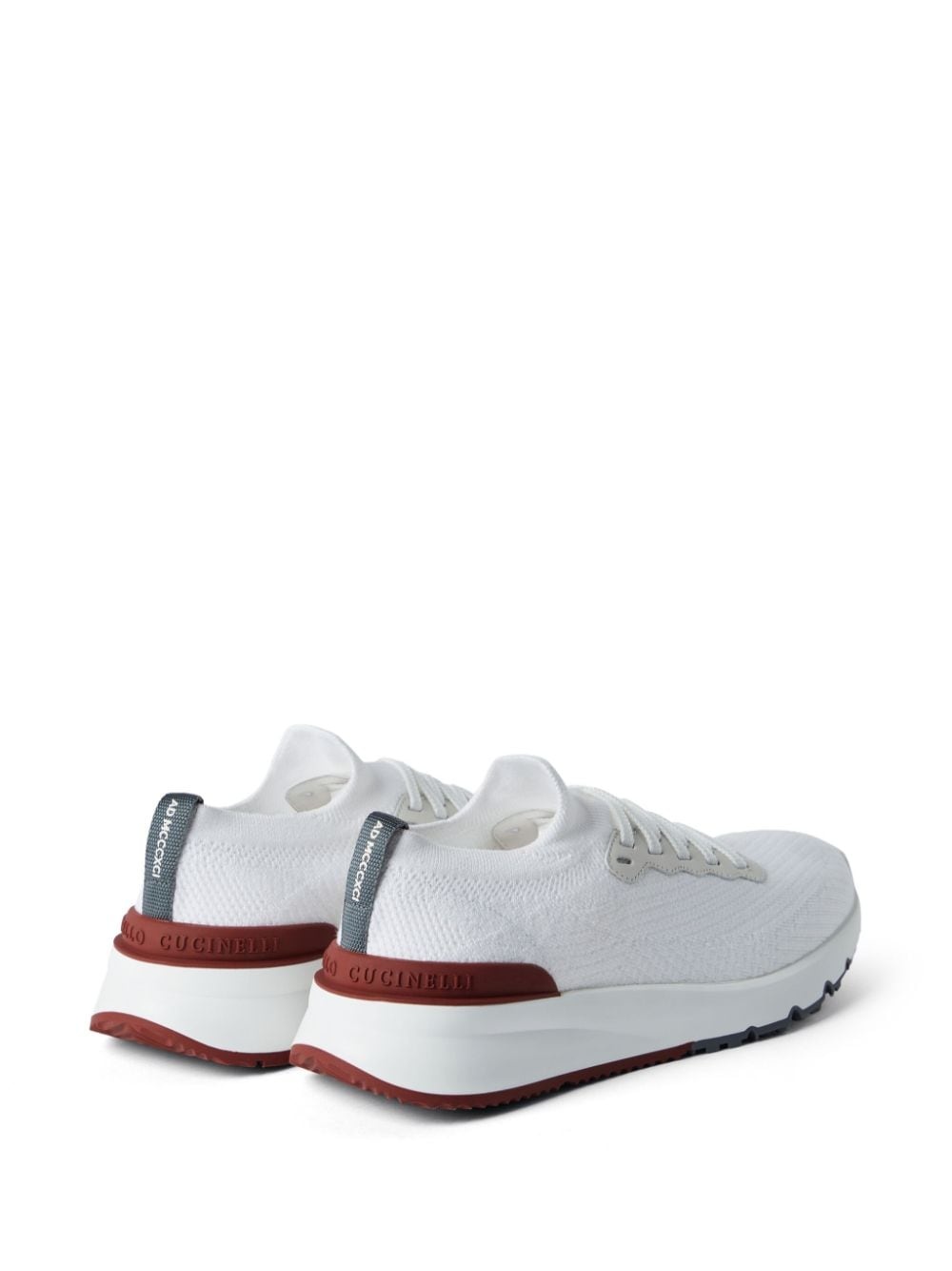 knitted low-top sneakers - 3