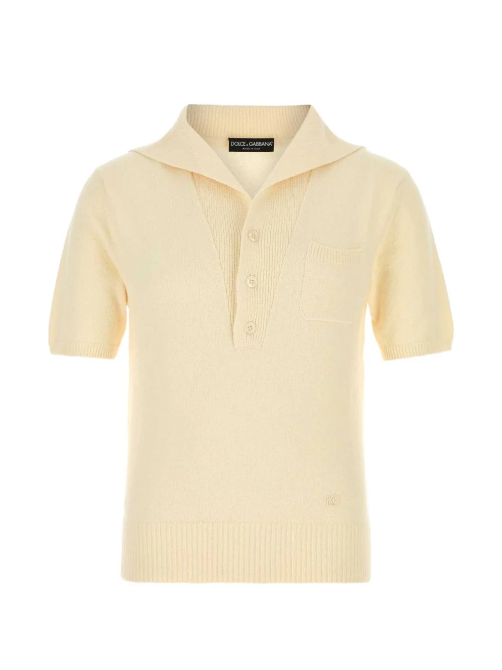 buttoned polo shirt - 1