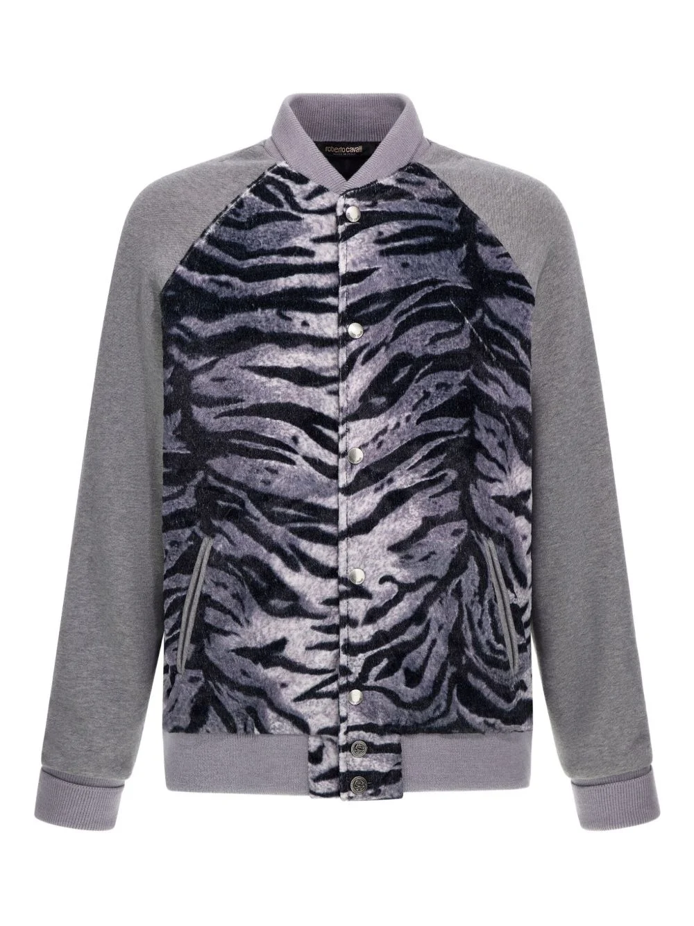 zebra-print sweatshirt - 1