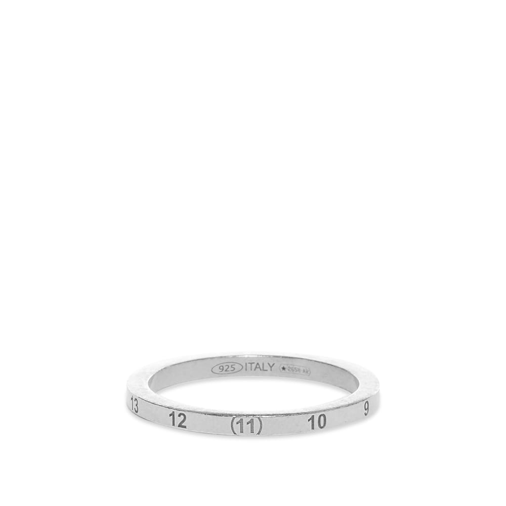 Maison Margiela Number Logo Slim Band Ring - 1