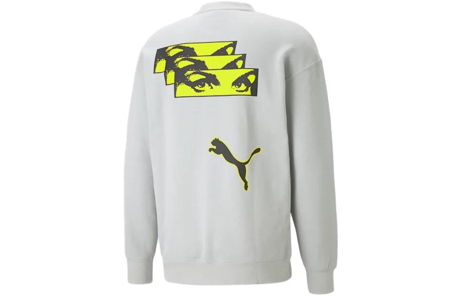 PUMA X Perks And Mini Crewneck Sweatshirt 'Grey' 620231-10 - 2