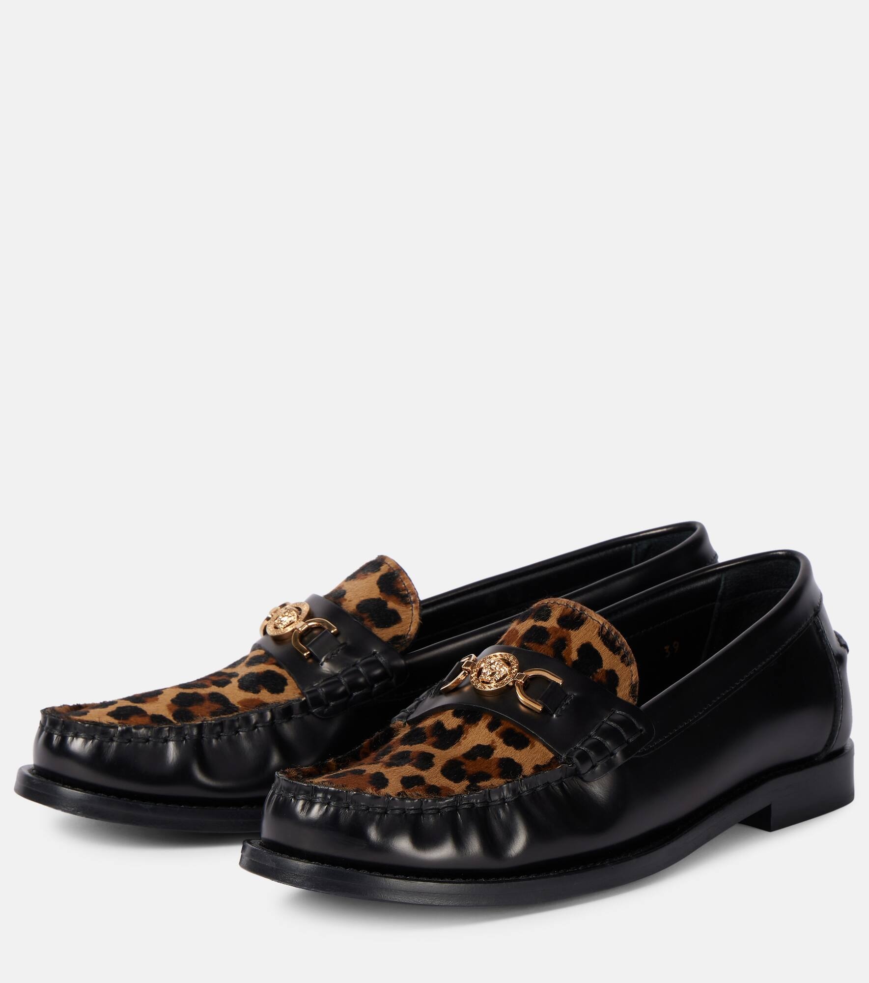 Medusa '95 leopard-print loafers - 4