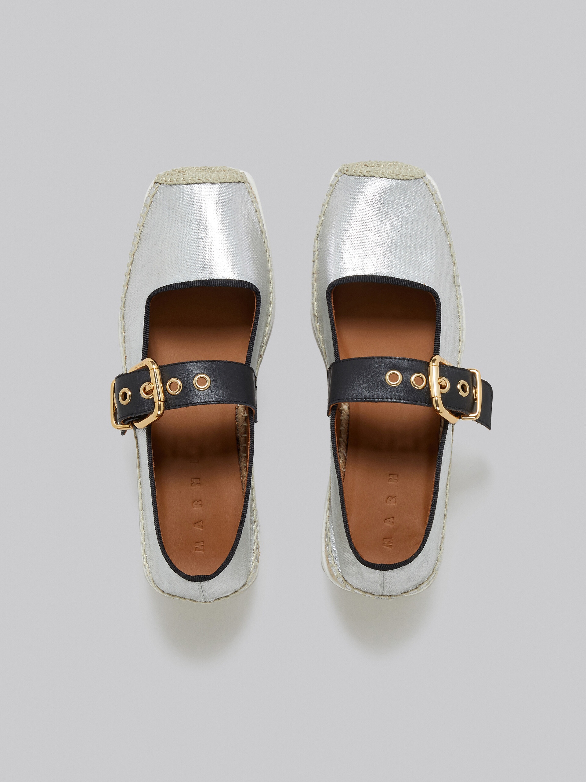 SILVER CANVAS PETAL ESPADRILLAS - 4