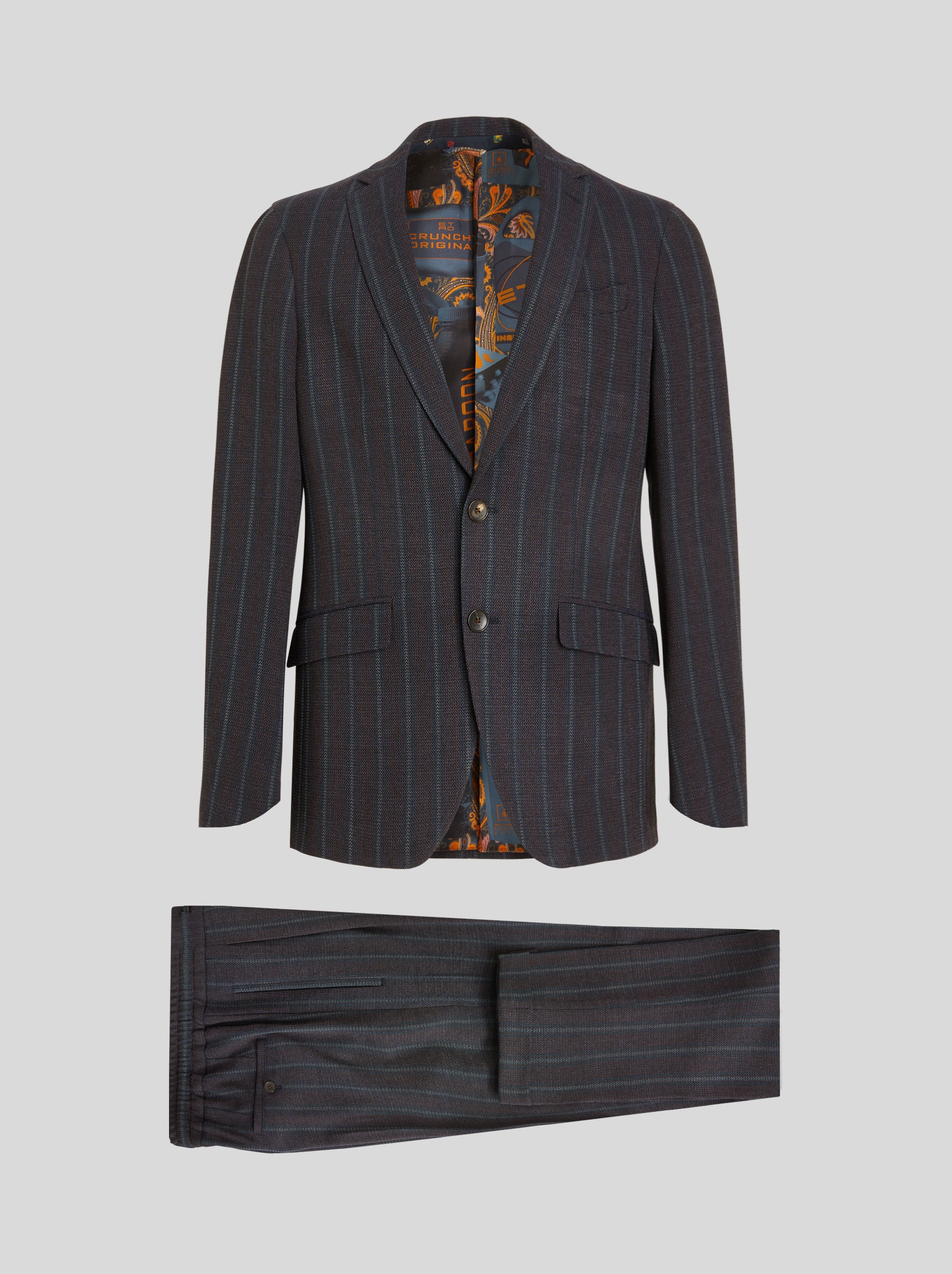 PINSTRIPED DECONSTRUCTED SUIT - 1
