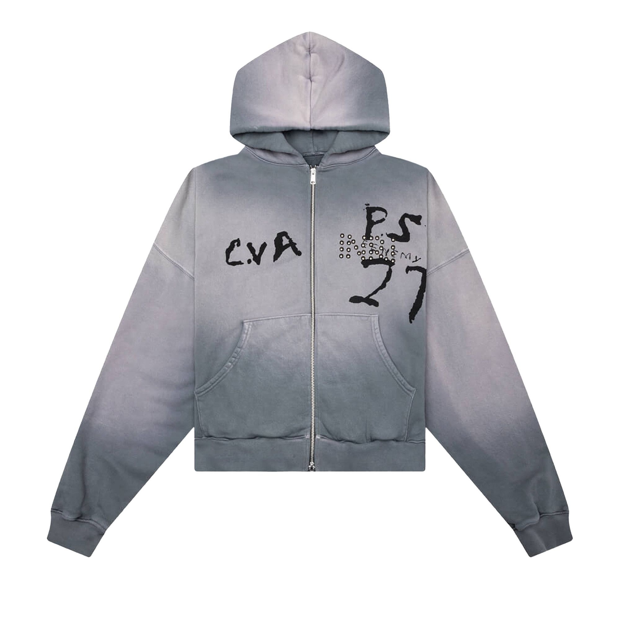 RRR123 Inri Zip Hoodie 'Grail Grey' - 1