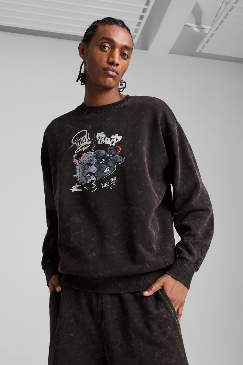 PUMA PUMA x TMNT Men's Relaxed Crew Sweatshirt outlook