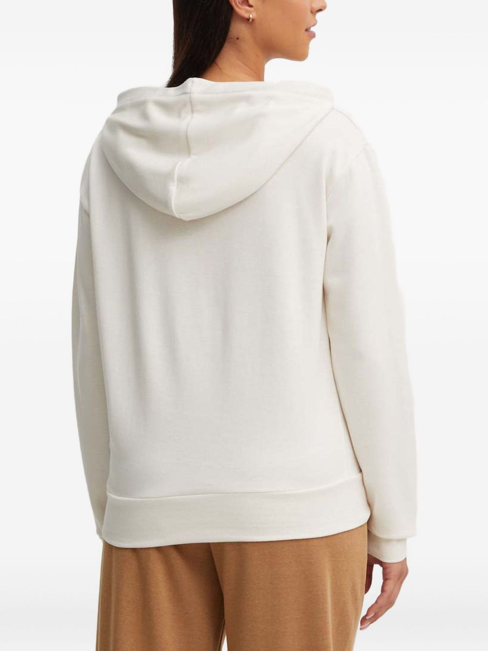 logo-print long-sleeve hoodie - 3