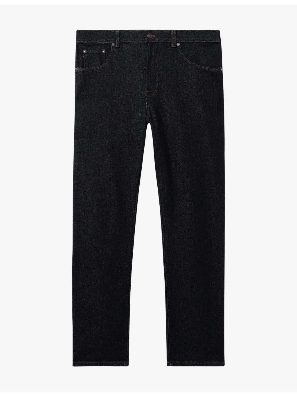 Bishopsgate Straight-Fit Stretch-Denim Jeans - 1