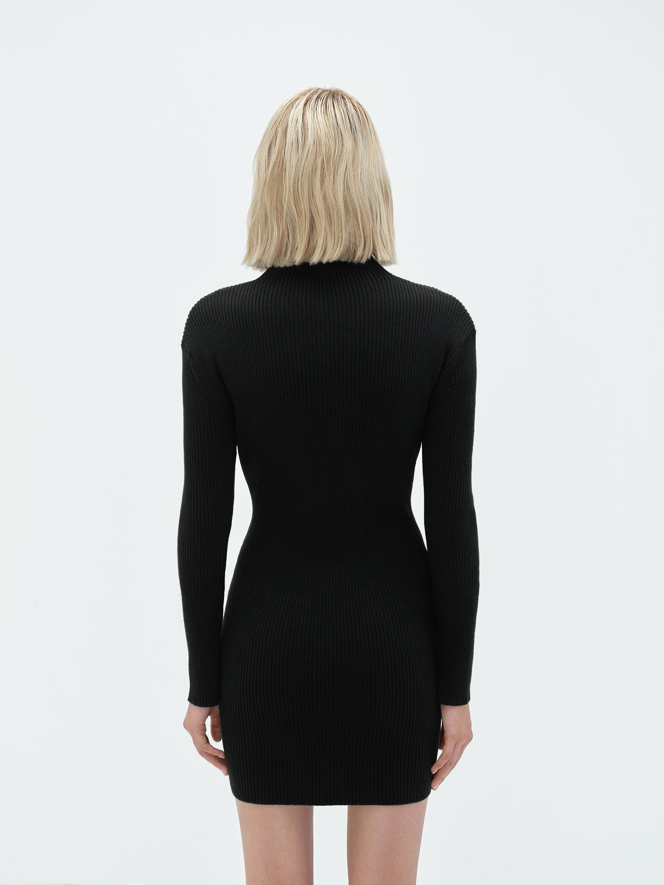 AMIRI STACK KNIT MINI DRESS - 5