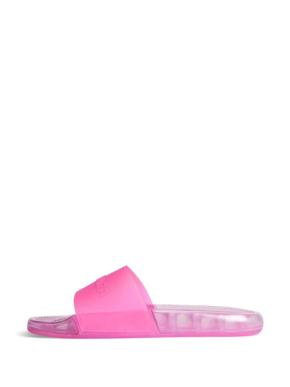 logo-embossed transparent pool slides - 5