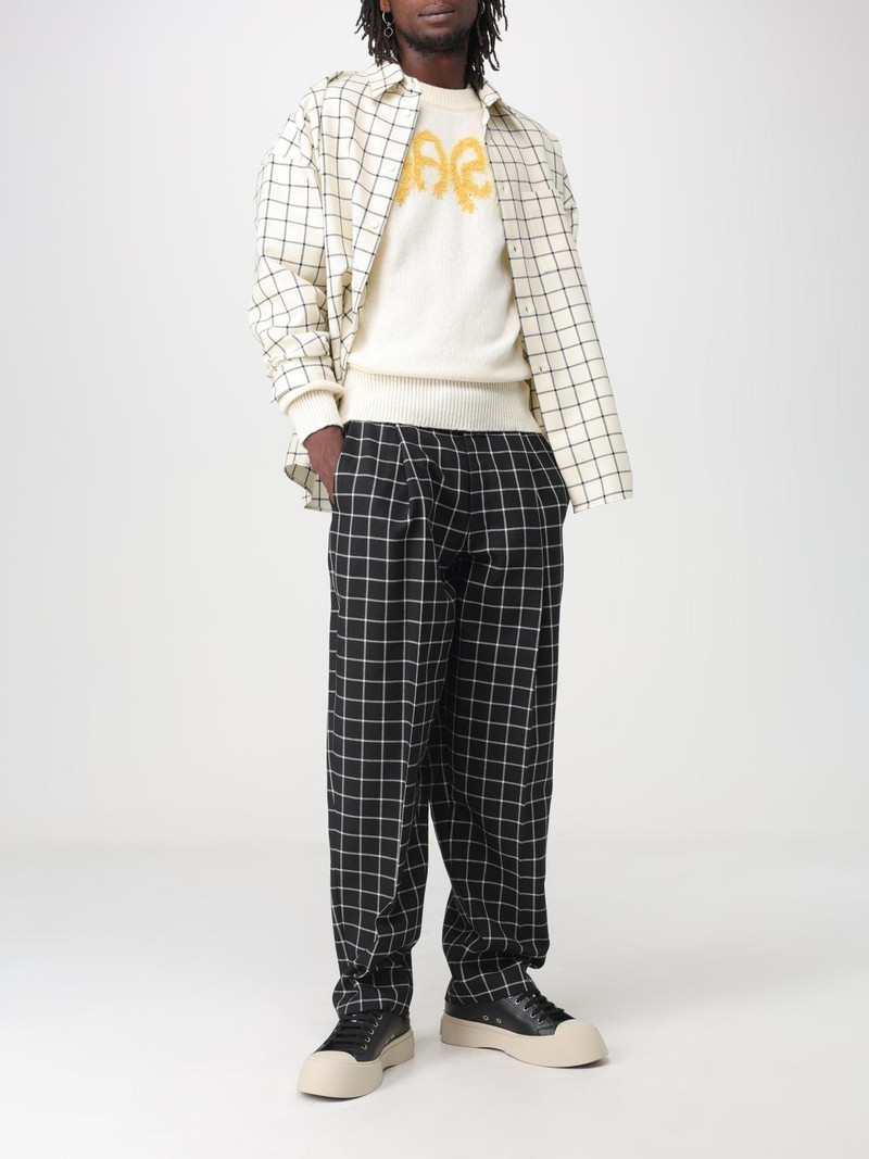 Marni Marni pants in virgin wool with check pattern outlook