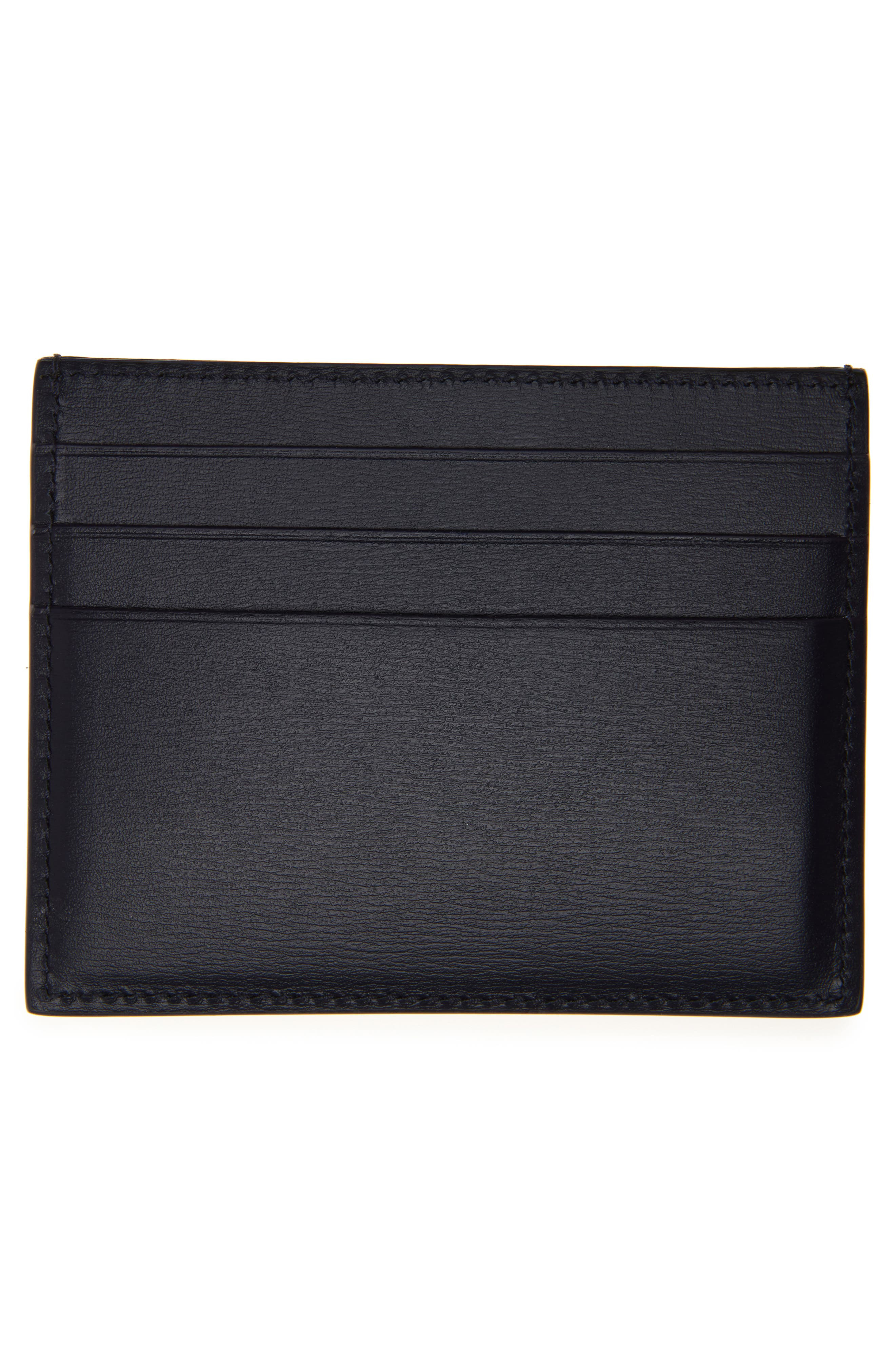 FERRAGAMO Classic Leather Card Case in Midnight at Nordstrom - 2