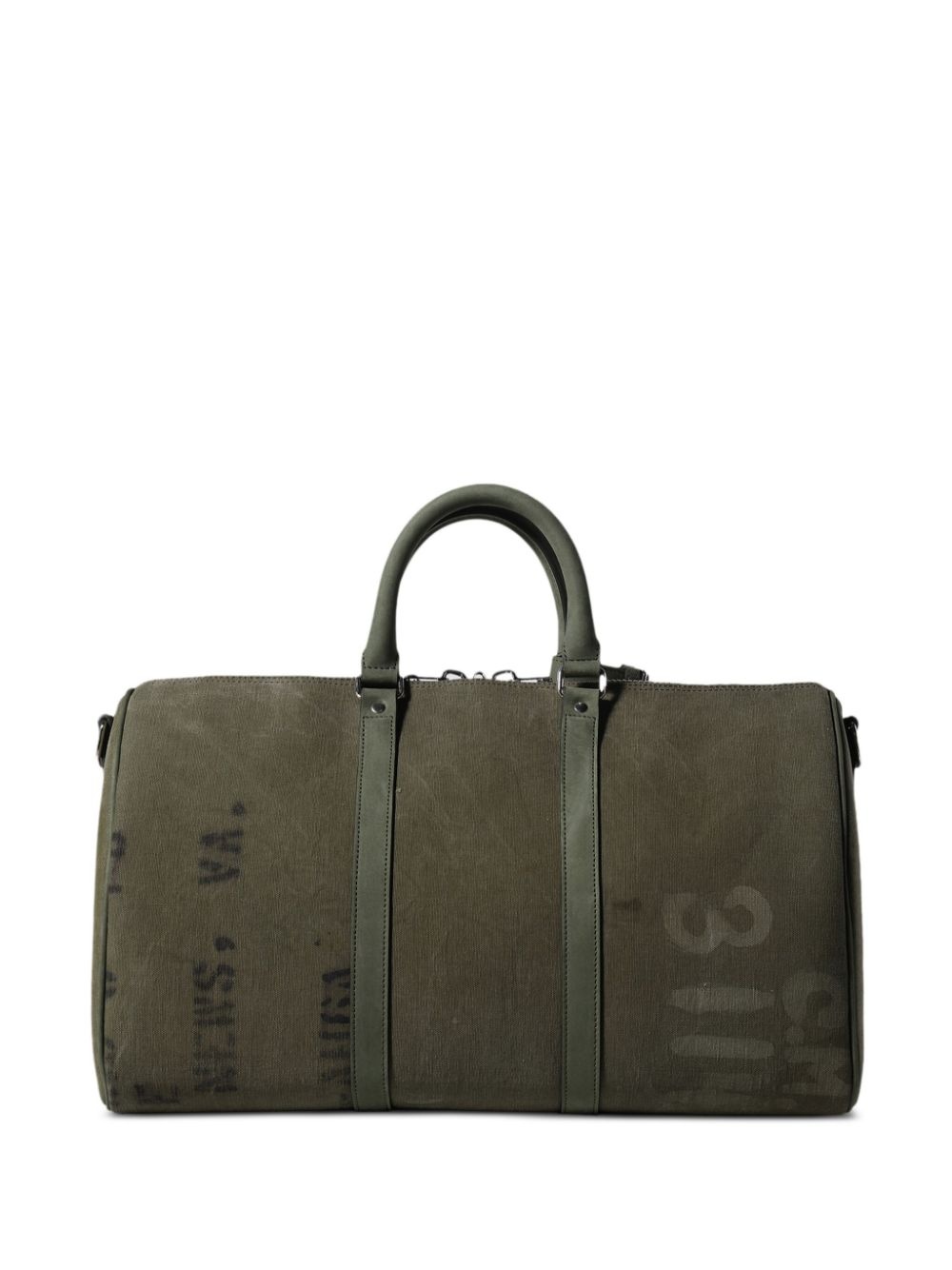 logo-embroidered bag - 2