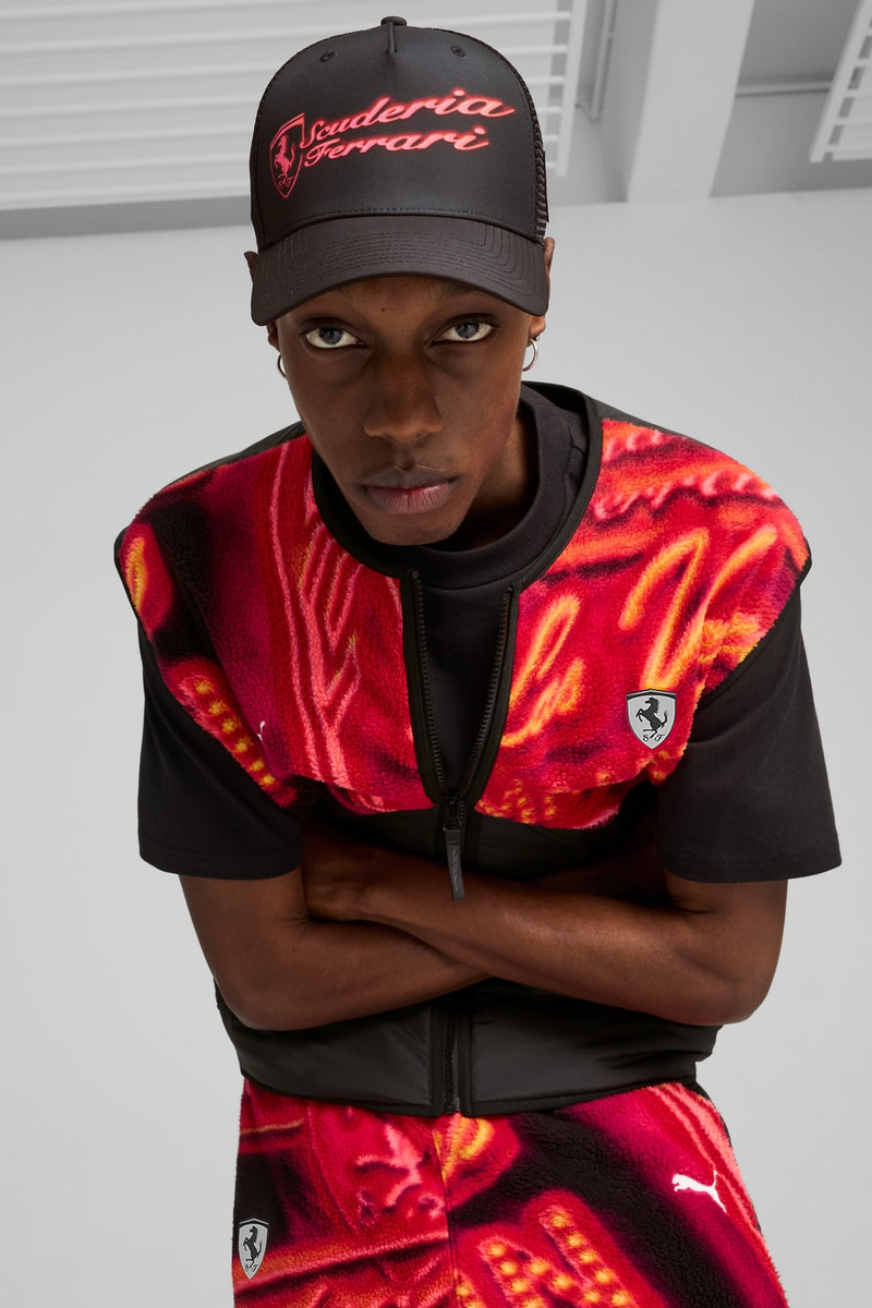PUMA Scuderia Ferrari Neon Energy Trucker Hat outlook