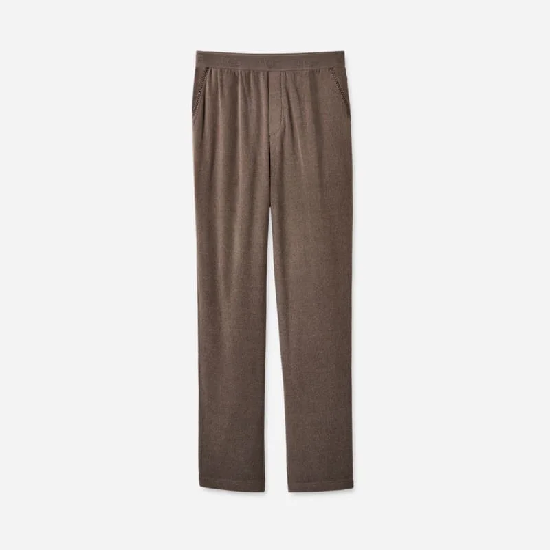 ® Men's Evander Straight Leg Pant Polyester Bottoms in Oyster Brown - 1