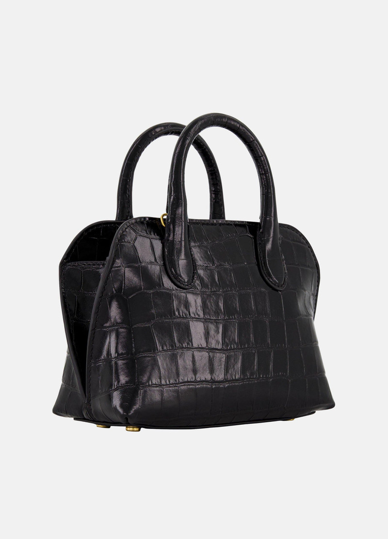 Vince Delphine Croc-Embossed Leather Mini Bag outlook